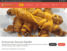 Tablet Screenshot of braseriaripollet.com
